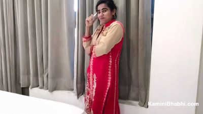 Passionate couple are making love in the bedroom