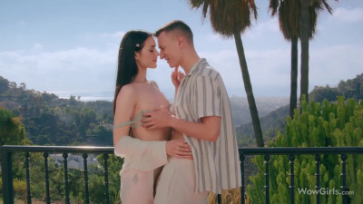 Matty the perfect brunette gets his dick in her vagina