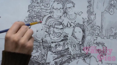 Aria Valencia and Amber Stark suck dick and get off