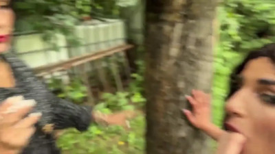 Lucky and unyielding dude fucking a crazy hot brunette