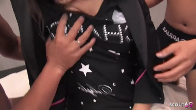 Iori Mizuki taking on two dicks until she gets pied