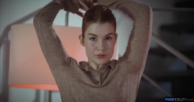 Pale babe Kaira Love dominated by Pavlos' cock