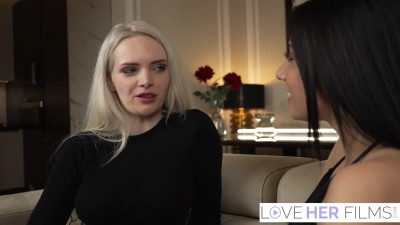 Stunning bimbo Emily Pink banged by a big black cock