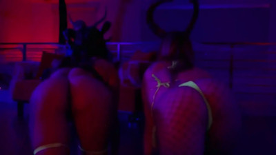 Blondie Fesser and Amy Amor wear wigs and have sex together