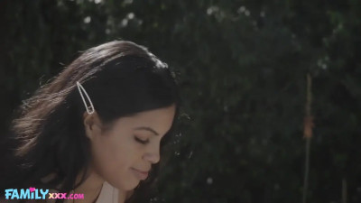 Maya Farrell gives a blowjob and gets stuffed deep