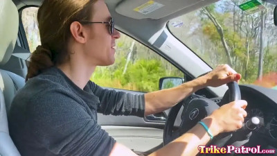 Asian beauty with a tiny pussy enjoys a BWC invasion