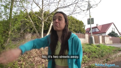 Big booty girl is taking the money and has sex