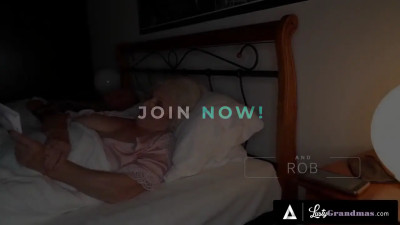 Fetish action with horny blonde GILF Norma B and Rob