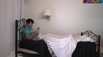 Sideways and doggy style screwing for the thick stepmom