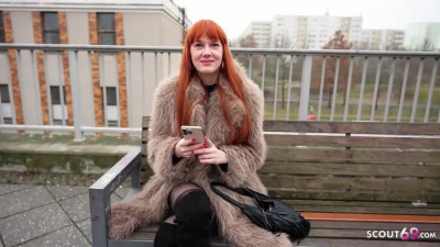 German redhead with a wet slit begging to get rammed