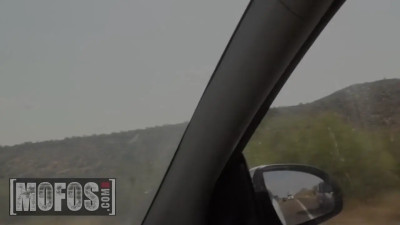 Oily babe with small tits getting fucked in POV