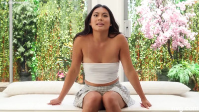 Exotic babe giving a blowjob and getting POV stuffed