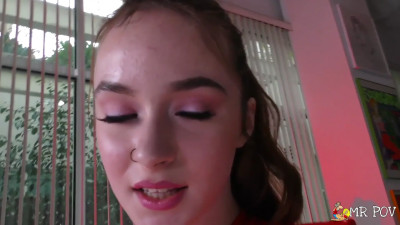 Hazel Moore uses a sex toy before the anal fucking