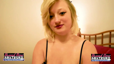 Hot blonde is covered in semen after the POV screwing