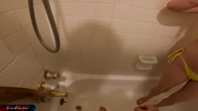 Showering with stepmommy leads to predictable results