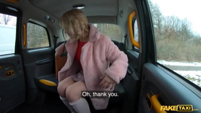 Fake cabbie fucking her very real pussy with his dick